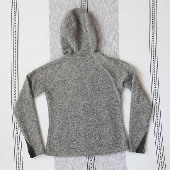 Smartwool Gray Hudson Trail Full Zip Hooded Fleece Sweater | Small - Picture 6 of 8